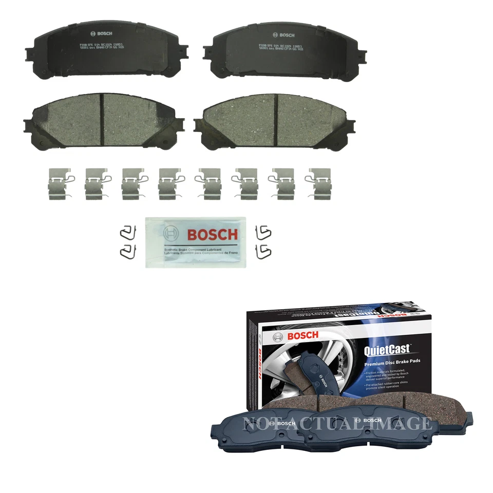 Комплект керамических передних и задних дисковых тормозных колодок Bosch QuietCast для Lexus NX200t NX300h - Изображение 1 из 1