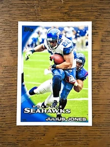Julius Jones 2010 Topps Football #231 MINT Seahawks Legends Jersey Big Stone Gap - Picture 1 of 2