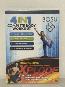 BOSU 4 In 1 Complete Body Workout w/ Cross Training Bonus DVD NEW SEALED  - Bild 1 von 2
