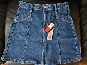 Tommy Jeans Detail Naht A-Linie Jeansrock Gr. 28 - Bild 1 von 3