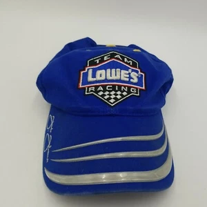 Nascar Team Lowes Racing Jimmie Johnson 48 2003 Strapback Checkered Flag Sports - Picture 1 of 7
