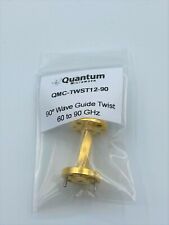 WR-12 90 Degree Twist Waveguide Gold Plated Copper by Quantum Microwave 