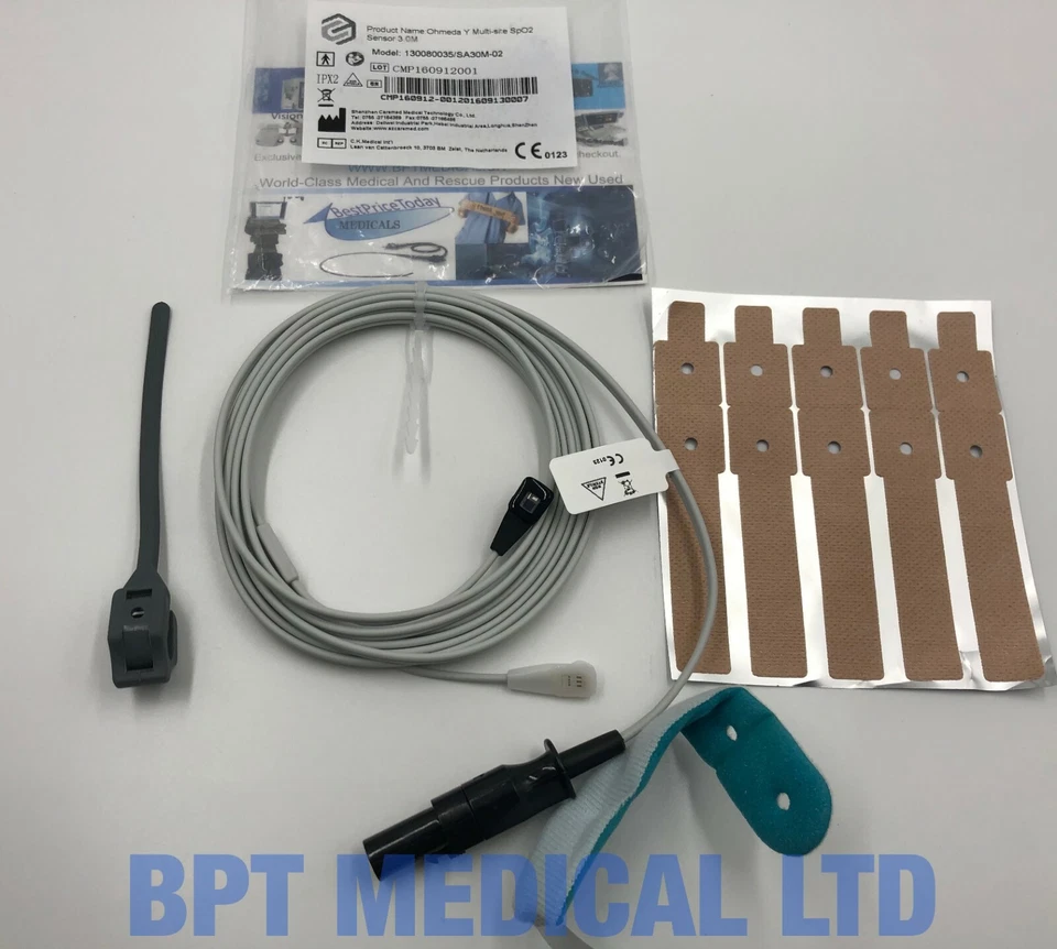 C.K. MEDICAL GE Datex-Ohmeda Y Multi-site SpO2 sensor 3.0m CE mark UK dispatch
