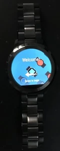 Fossil - Q Founder Smartwatch FTW2117 Stainless Steel - Black/Gray - Picture 1 of 4