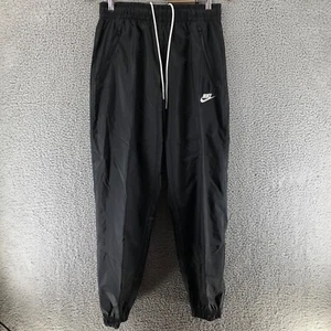 Nike Windrunner Woven Lined Black Pants Men's Size M Standard Fit DX0653 011 - Picture 1 of 12