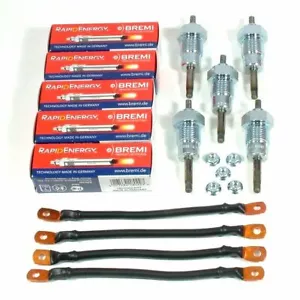 Mercedes 300D 300CD 300TD 5 Cylinder Diesel Fast Quick Glow Plug Conversion Kit - Picture 1 of 1