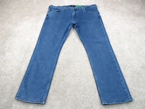Paige Jeans Adult 38 Federal Blue Straight Leg Denim Stretch Casual Men 38x28 - Picture 1 of 10