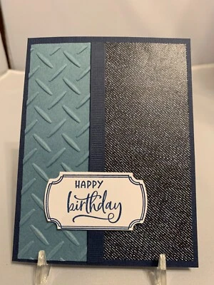 Kit de tarjetas de estampación conjunto de 4 tarjetas masculinas "Feliz cumpleaños" #15a Foto 1 de 2