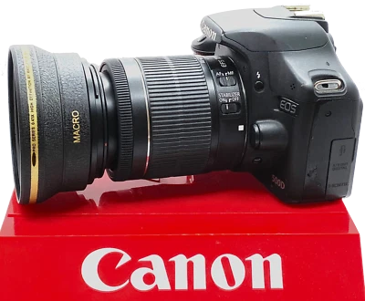 XIT HD FOR CANON HD WIDE ANGLE LENS + MACRO FOR Canon EOS Rebel T7 DSLR Camera with 18-55mm Lens