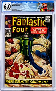 Fantastic Four #61 (1967) CGC 6.0, ✮ Mint Case! Custom SILVER SURFER Label!! - Picture 1 of 2
