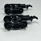 Tyco HO Snap-In Replacement Freight Car Trucks with Metal Axles Lot of 2   W7