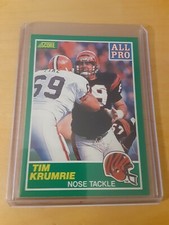 1989 Score#308 TIM KRUMRIE Cincinnati Bengals(All Pro)Football Card,Tackle. (NM)