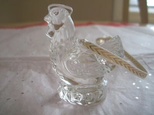 WATERFORD CRYSTAL 12 DAYS OF CHRISTMAS 1997 ORNAMENT 3 FRENCH HENS MINT - Picture 1 of 4