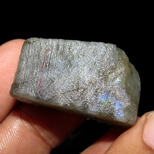 127.00Cts 100%Natural Bi color Labradorite Brazilian Rough Shape Gemstone CH5218 - Picture 1 of 3