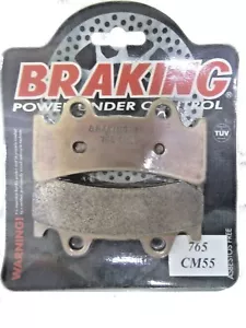 brake pads front BRAKING metal 765CM55 TRIUMPH SUP DAYTONA,YAMAHA YZF R,FZR EXUP - Picture 1 of 1