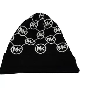 Michael Michael Kors MK Logo Mütze Beanie Damen schwarz Einheitsgröße - Bild 1 von 8