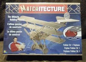 Jouets Toys Fokker Dr 1 Triplane, Matchitecture, #6610, NEW Factory Sealed Box - Picture 1 of 4
