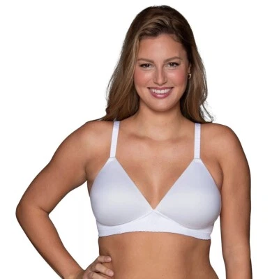 Vanity Fair Effortless Go To Wireless Bra  77164 Star White Bra 42D NWT - Image 1 of 4