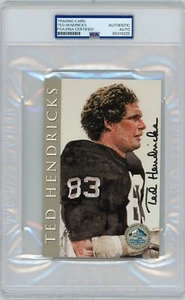 1998 HALL OF FAME PLATINUM SIGNATURE SERIES SIGNED AUTOGRAPH PSA TED HENDRICKS - Picture 1 of 2