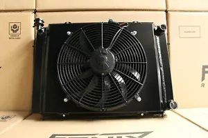 Holden VL Commodore RB30 Manual FENIX Alloy Radiator, Shroud & Spal 3000CFM Fan - Picture 1 of 9