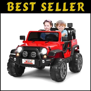 2-Seater 12V Battery-Powered Ride-On Truck for Kids w/Remote Control & Music - Picture 1 of 10