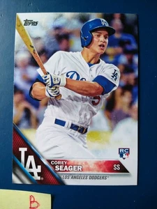 2016 Topps Batting Corey Seager #85 Los Angeles Dodgers Rookie RC - Foto 1 di 2