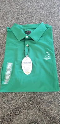 NUEVA Camisa Polo de Golf Greg Norman Play Verde Seco SS Pinehurst 1895 XXL 2XL Foto 1 de 3