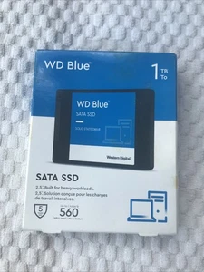 WD Blue 1TB 3D NAND SATA III 2.5 in. Internal SSD,New - Afbeelding 1 van 2