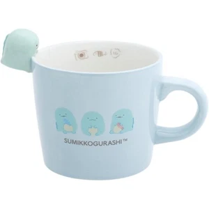 Sumikko Gurashi Tokage Lizard Mug Cup w/ Figure Blue San-X Japan 2025 - Picture 1 of 4