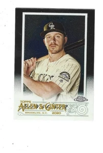2020 Topps Allen and Ginter Chrome #87 Trevor Story  COLORADO ROCKIES - Picture 1 of 2