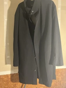 Sanyo Men’s 2XL Black Men’s Trench Coat. - Picture 1 of 7