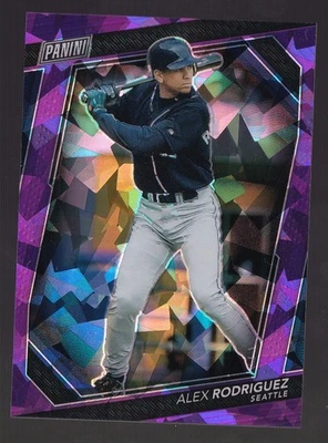 2023 National Convention VIP Gold Pack Alex Rodriguez /50 Purple Sparkle Prizm - Image 1 of 2