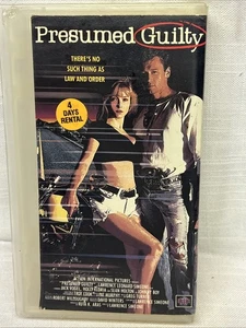 Presumed Guilty VHS 1991 Action Drama Jack Vogel AIP Studios - Bild 1 von 4