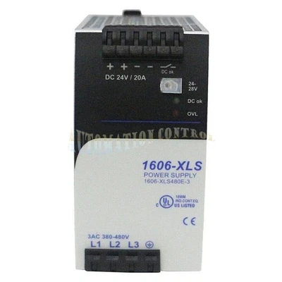 1PC New 1606-XLS480E-3 480 W 24V DC for Power Supply Module In Box - Image 1 of 2
