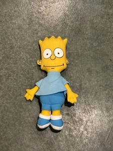 Muñeco de peluche de vinilo Bart Simpson de Los Simpson juguete vintage Groening 1990 - Imagen 1 de 13
