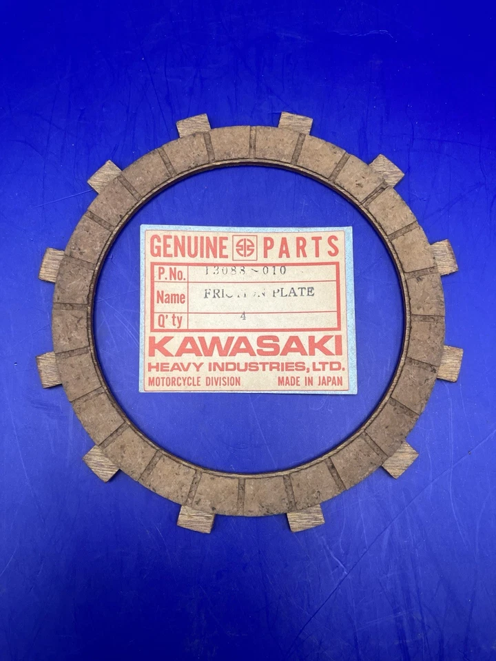 ¡Nuevo! Placa de fricción de embrague genuina Kawasaki F2TR F3 F6 125 (cantidad de 1) - JB7 Foto 1 de 1