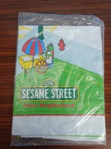 Vintage 1998 Sesame Street Elmo's Neighborhood Play Mat/Tablecloth Birthday - Picture 1 of 7