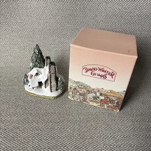 David Winter Cottages Snow Cottage John Hine Studios 1984 retirado vintage - Imagen 1 de 8