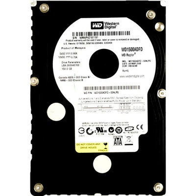 150GB Unbranded SATA-II HDD (LFF) 3.5" 3Gb/s 10K Hard Drive - Image 1 of 2
