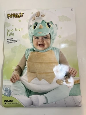Disfraz Spirit Halloween Dino Shell Vientre Infantil 18-24 Meses Foto 1 de 4