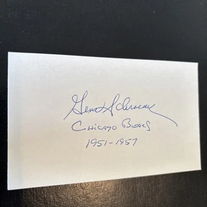 Gene Schroeder (Virginia - End/DB) ‘51 Chicago Bears, Died 2025 - Picture 1 of 1