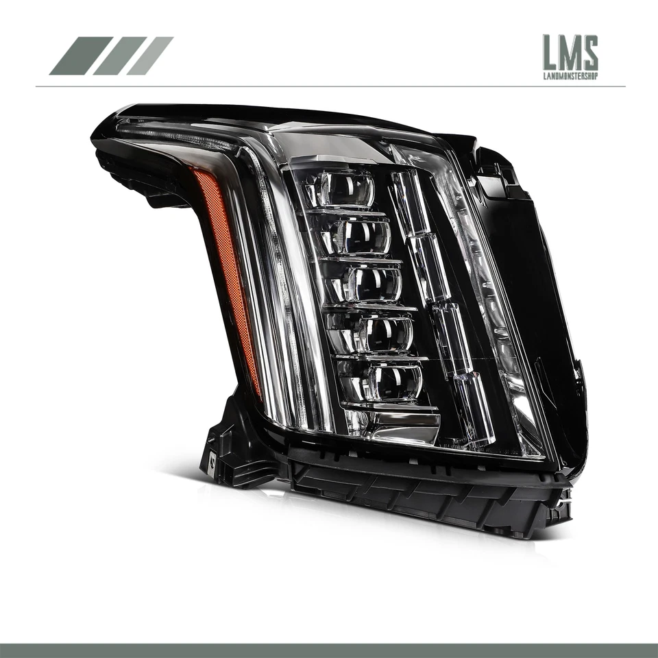 Juego de montaje de faros LED DRL lado derecho para Cadillac Escalade ESV 2015-19 2020 Foto 1 de 4