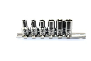 TMAX 6 Stck. Torx Plus 6-12EP Steckschlüssel 1/4 Zoll Vierkant Auto Reparatur schlagfertiges Werkzeug - Bild 1 von 4