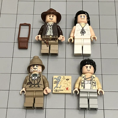 Lego Indiana Jones Professor Henry Jones Sr. Marion Ravenwood Satipo 7623 H3 28 Foto 1 de 2