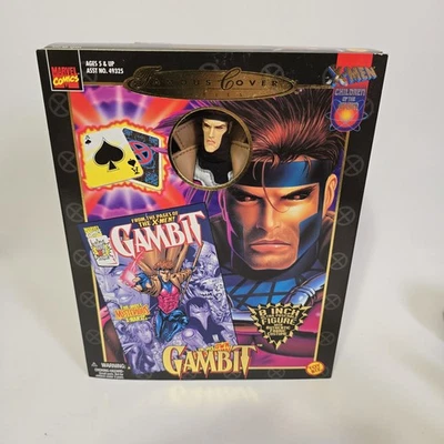 Figura de acción Marvel's X-Men famosa serie de portadas Gambito 8" 1999 Toy Biz nueva Foto 1 de 4