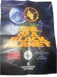 Poster Supreme x Public Enemy raro Collab SS18 streetwear stampa artistica hype - Foto 1 di 3