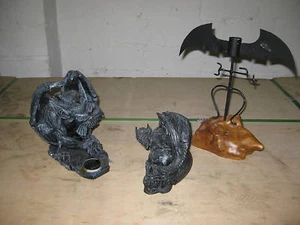 Figur 3er Set Drachen  Gargoyles  Höhe21cm - Bild 1 von 1