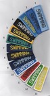 Swimming School Sports Flash Badge Patch 7.3 x 2.3cm 