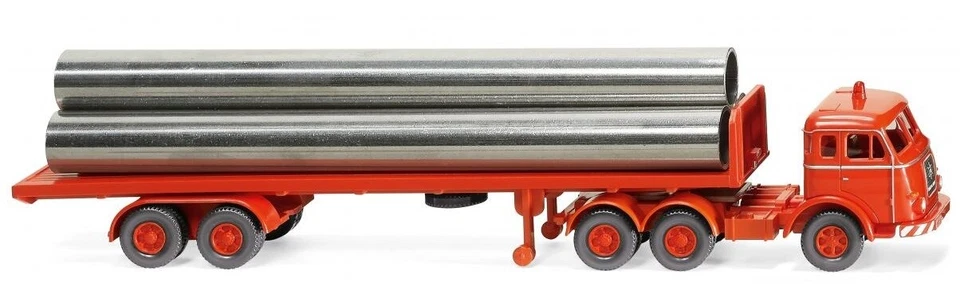 WIKING - HENSCHEL 6x4 con pianale a 2 assi - 1/87 - WIK055404 - Immagine 1 di 1