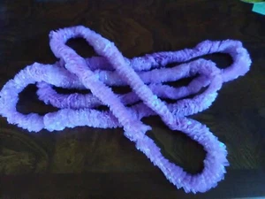 New ~ Lot of 3 Plastic Leis 18" Light Purple Hawaiian Luau Beach Party Tropical - Picture 1 of 4